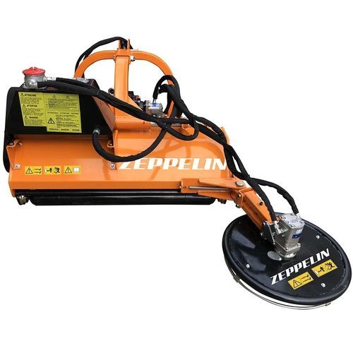 Trinciatrice laterale - SAHARA with hydraulic side disc - Zeppelin Maquinaria - a martelli / per erba / a 20 martelli