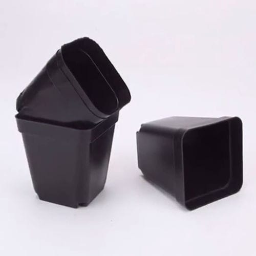 Vaso in plastica - RD series - Jiangsu Grow-Green Agriculture Co., Ltd. - quadrato / decorativo / nero