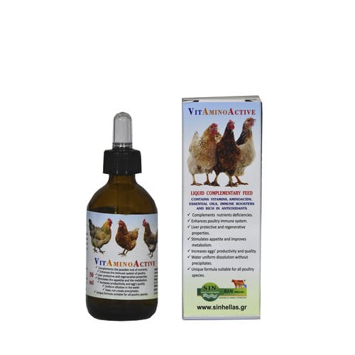 Integratore alimentare per animali - VITAMINO ACTIVE - S.I.N. HELLAS - per pollame / vitamine / liquido