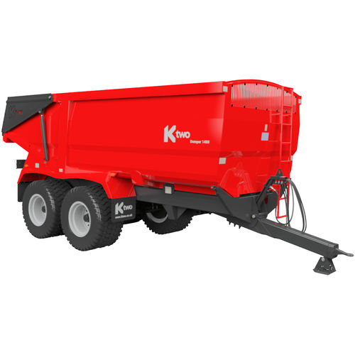 Rimorchio ribaltabile - DT series - Ktwo - basculante / tandem / agricolo