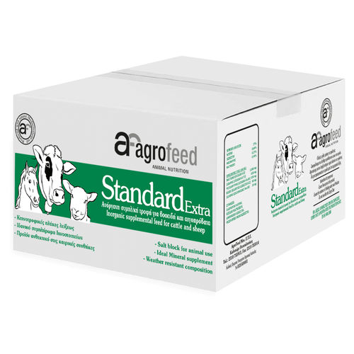 Blocco da leccare per bovini - STANDARD EXTRA - Agrofeed - per cavalli / per ovini / per caprini