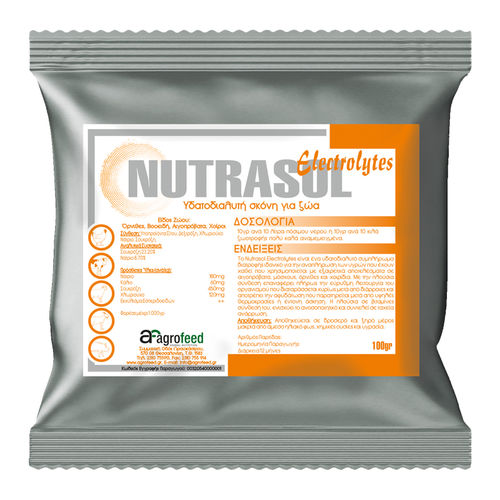 Integratore alimentare solubile nell'acqua - Nutrasol Electrolytes - Agrofeed - per animali / per pollame / per ovini
