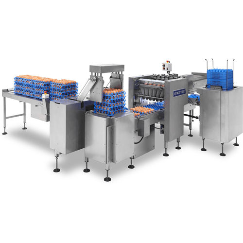 Macchina per imballaggio per uova - MINIPACK-STACK+ - Sime-Tek S.p.A. - automatica / con trasportatore