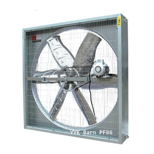 Ventilatore per allevamenti di mucche da latte - PFB6001 - YYK BARN TECH LTD - di circolazione di aria / sospeso / con pannello