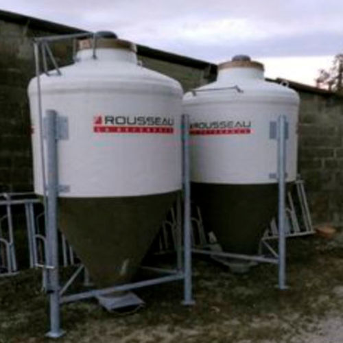 Silo per alimentazione animale - Ministar  - Rousseau - in fibra di vetro / in poliestere / a fondo conico