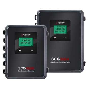 Sistema di controllo per di rilevamento di fughe di gas - SCX series - Safeguard Analytics - digitale / intelligente / analogico