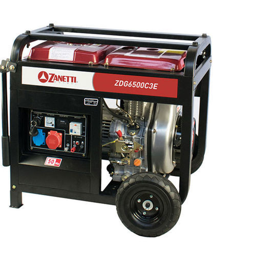 Centrale elettrica diesel - ZDG 6500 C3E - Zanetti Motori - trifase / monofase / mobile