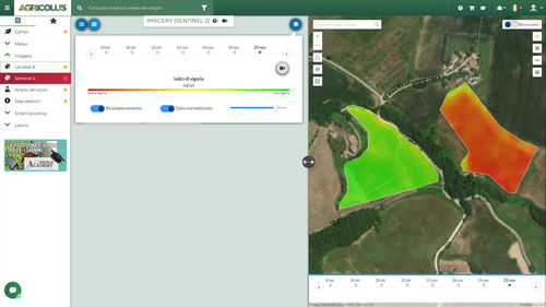 Sistema di sorveglianza per colture - EASY - AGRICOLUS Srl - mobile