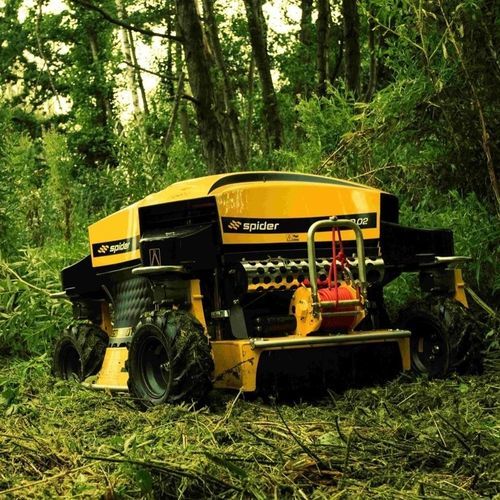 Falciatrice telecomandata - ILD02 EFI - Spider Mowers - rotativa / a 4 coltelli / per erba