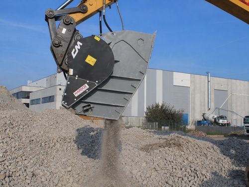 Benna per scavi - CBF 70 - CM SRL - per cantieri / per il riciclaggio / per minipala caricatrice