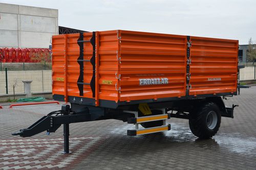 Rimorchio basculante - RMK-60-13 - ERDALLAR AGRICULTURAL MACHINERY - a un asse / agricolo / 6 tonnelate