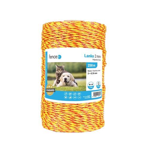 Filo in filo sintetico - 8007 - VNT ELECTRONICS S.R.O. - per recinto di animali / con conduttore in acciaio