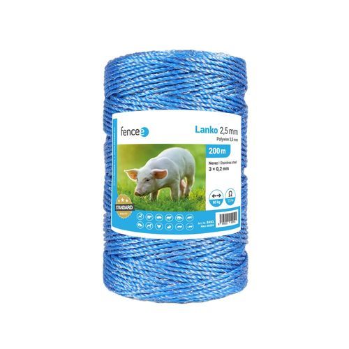 Filo in filo sintetico - 8493 - VNT ELECTRONICS S.R.O. - per recinto di animali / con conduttore in acciaio