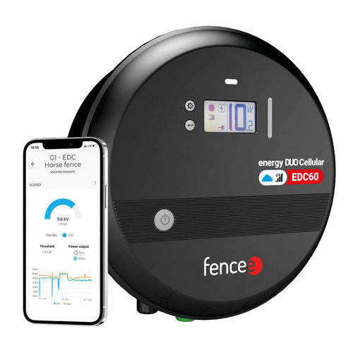 Elettrificatore a batteria - EDC60 - VNT ELECTRONICS S.R.O. - con alimentazione a rete / per recinzione elettrica / per cavalli