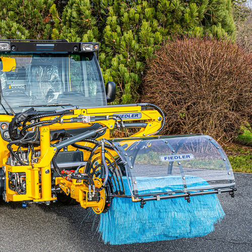 Spazzatrice portata - FWB 1100 - FIEDLER Maschinenbau und Technikvertrieb GmbH - stradale / montaggio anteriore