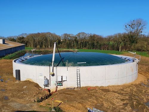 Copertura flottante per fossa di stoccaggio - NENUFAR SAS - per letame / a fossa / per biogas