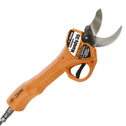 Cesoia elettrica - FUTOMARU Handy 35 - NISHIGAKI INDUSTRIAL CO., LTD. - per destrorso / con lama bypass / leggera
