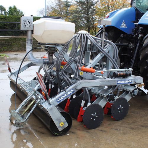Seminatrice in linea a tramoggia - Agriseeder™ E Series - ERTH ENGINEERING Ltd. - a vomere / per copertura vegetale / per erba