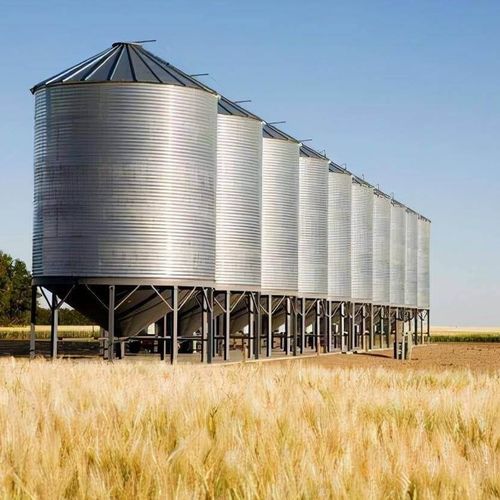 Silo a tramoggia - TCZ series - Dongying Fengtu Intelligent Storage Co., Ltd - per cereali / in metallo / ondulato