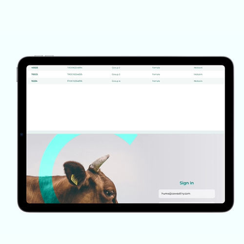 Software di gestione - COWEALTHY TEKNOLOJİ A.Ş. - per gregge / in tempo reale / in linea
