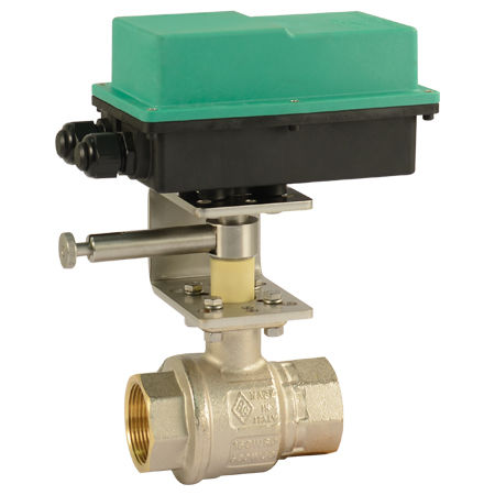 Valvola a sfera - CY242R series - Comparato Nello S.r.l. - di controllo / elettrica / in ottone