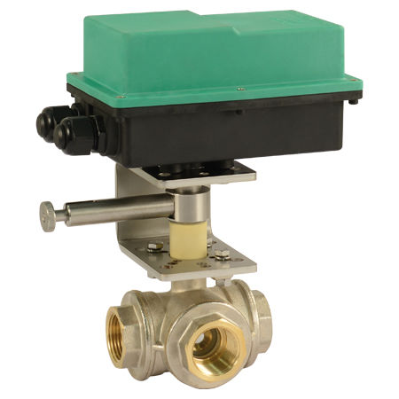 Valvola a sfera - CY242R series - Comparato Nello S.r.l. - di controllo / elettrica / in ottone
