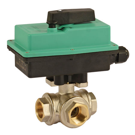 Valvola a sfera - DY2 - Comparato Nello S.r.l. - in ottone / IP67 / a 3 vie