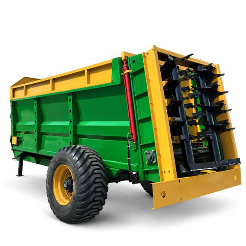 Spandiletame trainato - 2FGH-8 - QuFu HuiFu Machinery Manufacturing Co., Ltd. - portato / a rulli orizzontali / a un asse
