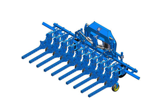 Sarchiatrice montata su trattore - METIS 500 U - AGRIVAUX - pieghevole / a disco / con videocamera