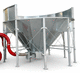silo per alimentazione animale / di produzione / per capriata / in acciaio galvanizzato