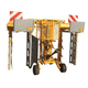 cimatrice per vigneto / montato su trattore / 2 filari