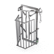 porta di contenimento per bovini / a serraggio manuale