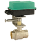 valvola a sfera / di controllo / elettrica / in ottone