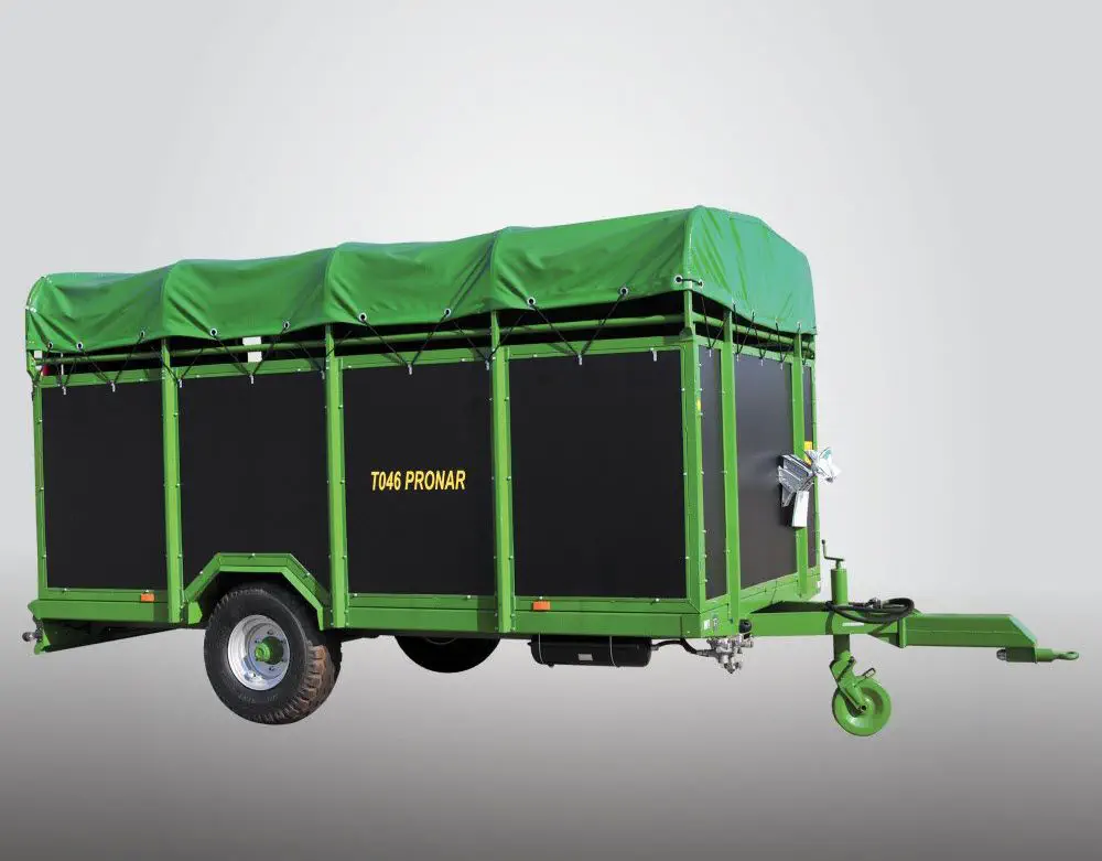 牛用家畜運搬車 - T046 - Pronar Sp. z o.o. - 1軸