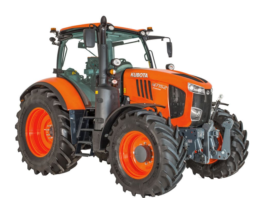 果樹園用トラクター M5001n Kubota Europe Sas メカニカルトランスミッション キャビン付 3点リンク