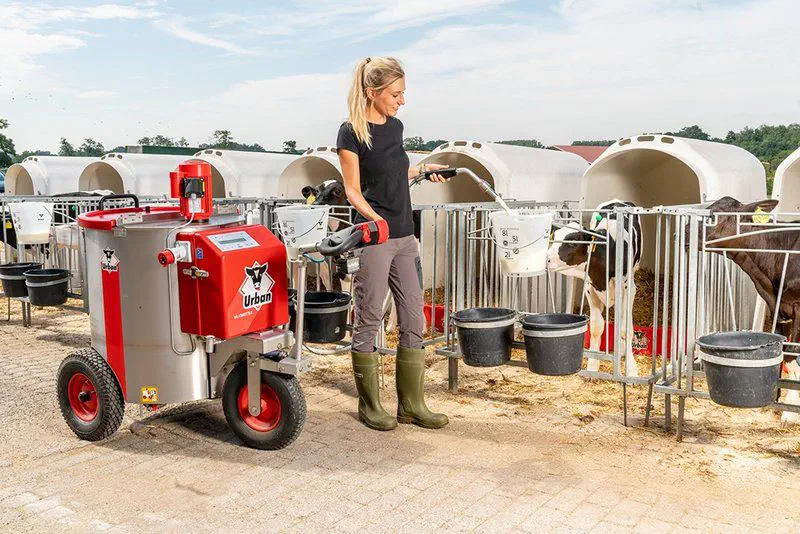 ミルクヒーター付ミルクカート - URBAN GmbH & Co. KG - ミキサー付き