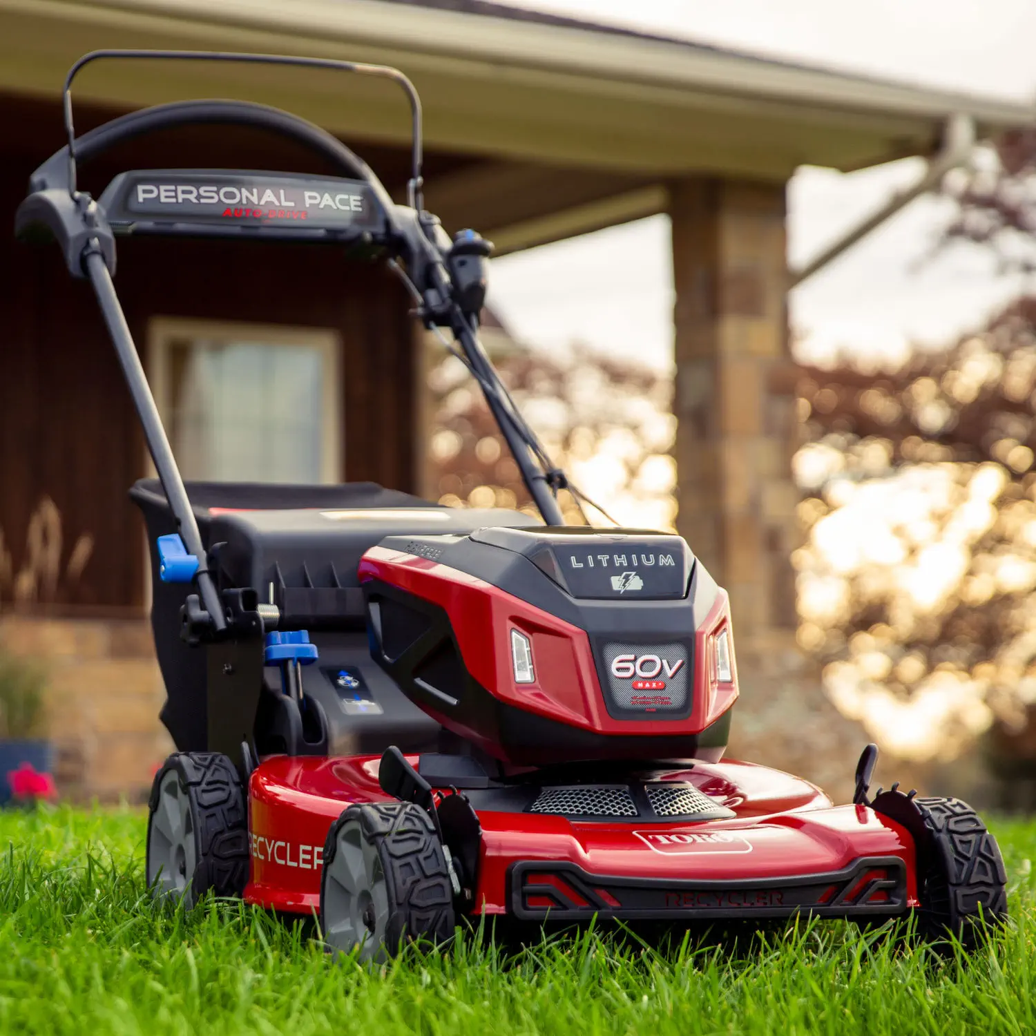 手押し型芝刈り機 - 21469 - Toro - バッテリー駆動 / 収集