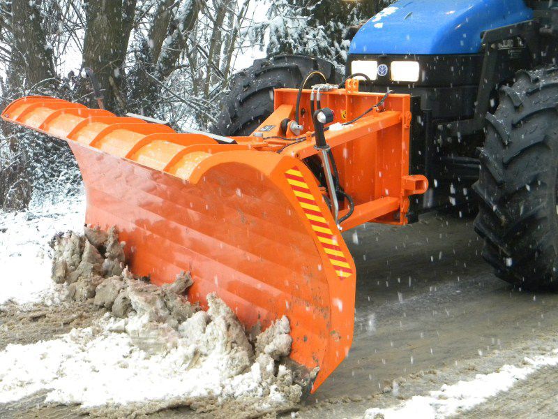 ストレート除雪プラウブレード - Marsaglia - 油圧調整付 / トラクター