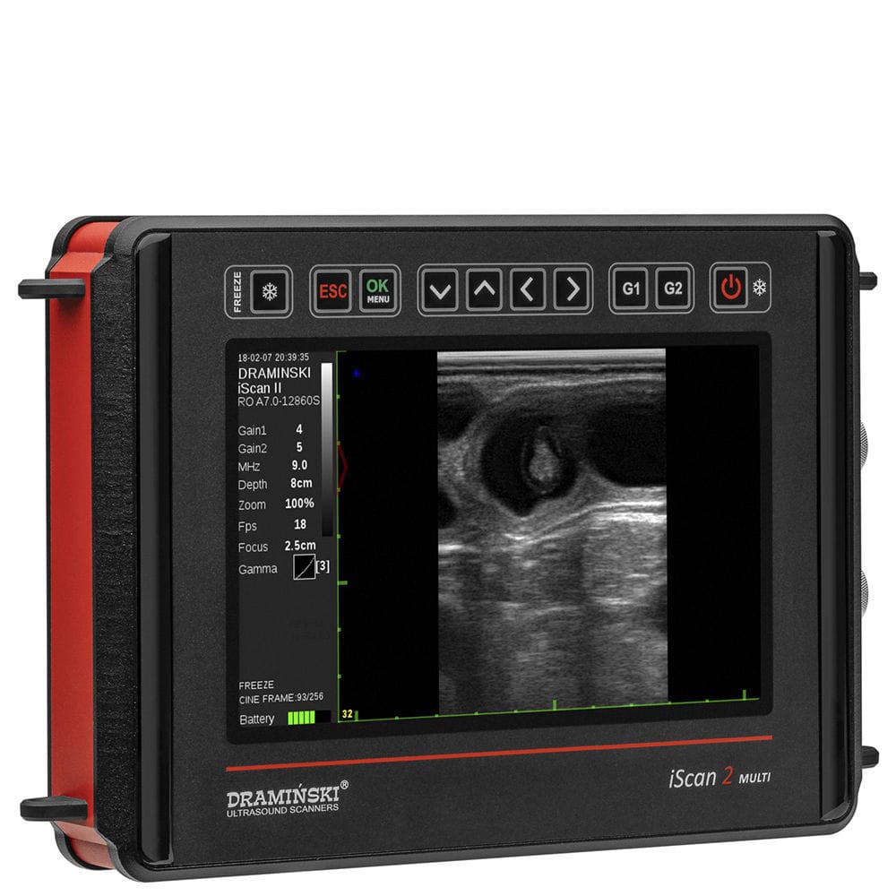 携帯型動物用超音波装置 - iScan 2 MULTI - DRAMINSKI S.A. - 大型動物 