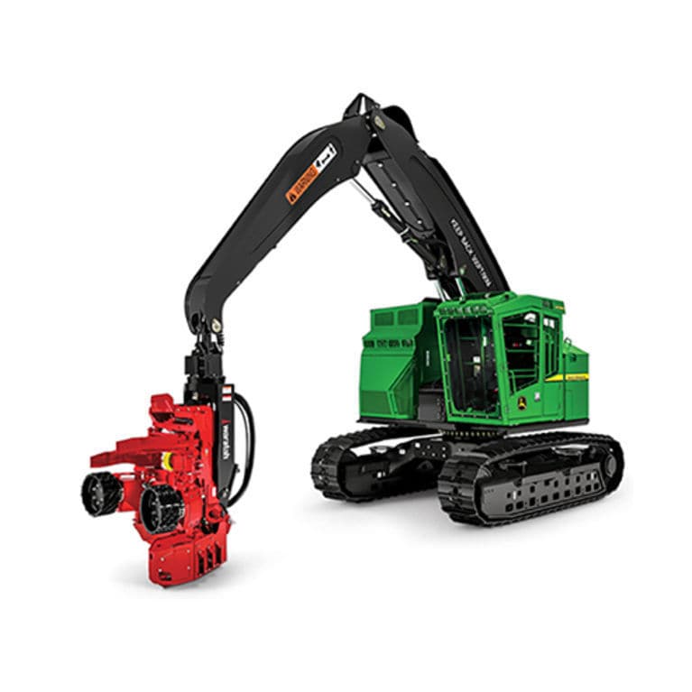 追跡林業ハーベスター 803MH John Deere Forestry クレーン付き