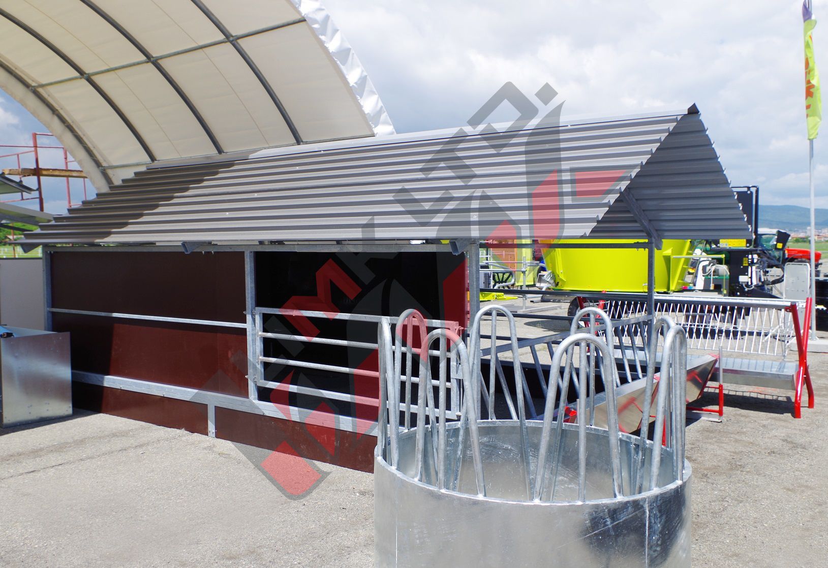 家畜小屋 - ЕКО - ОN - Limk Ltd. - 子牛用 / 共用 / スチール製