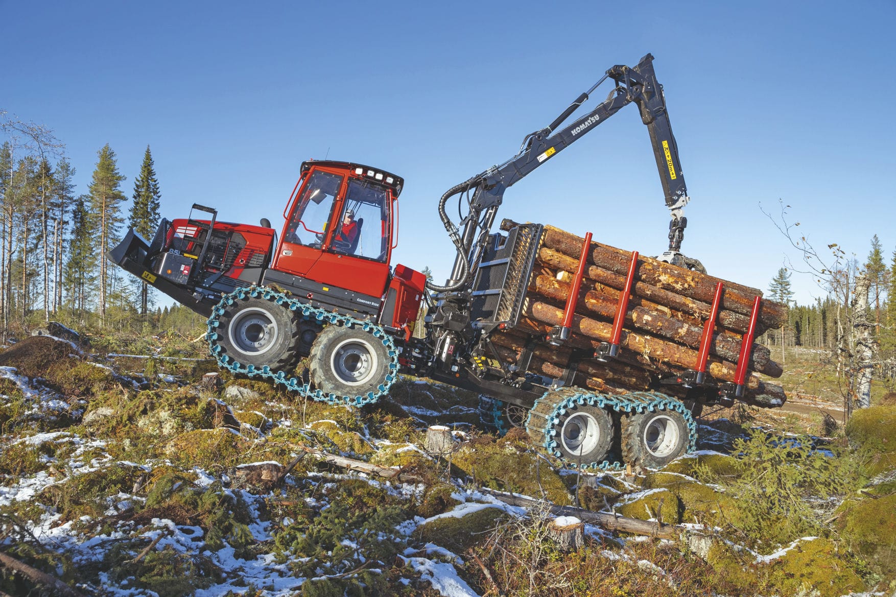 コンパクト木材運搬車 - 855 - Komatsu Forest AB