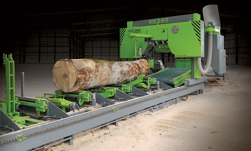 バンド製材のこぎり - HTZ 1200 EXTREME 15 - Mebor d.o.o. - 横型