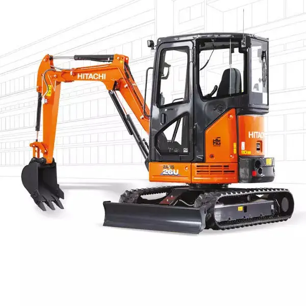 小型掘削機 - ZX26U-6 - Hitachi Construction Machinery