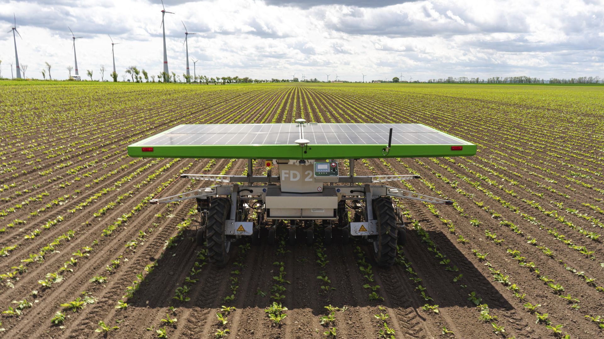 多目的営農型太陽光発電式ロボット - FD20 - FarmDroid - 除草 / 自律型