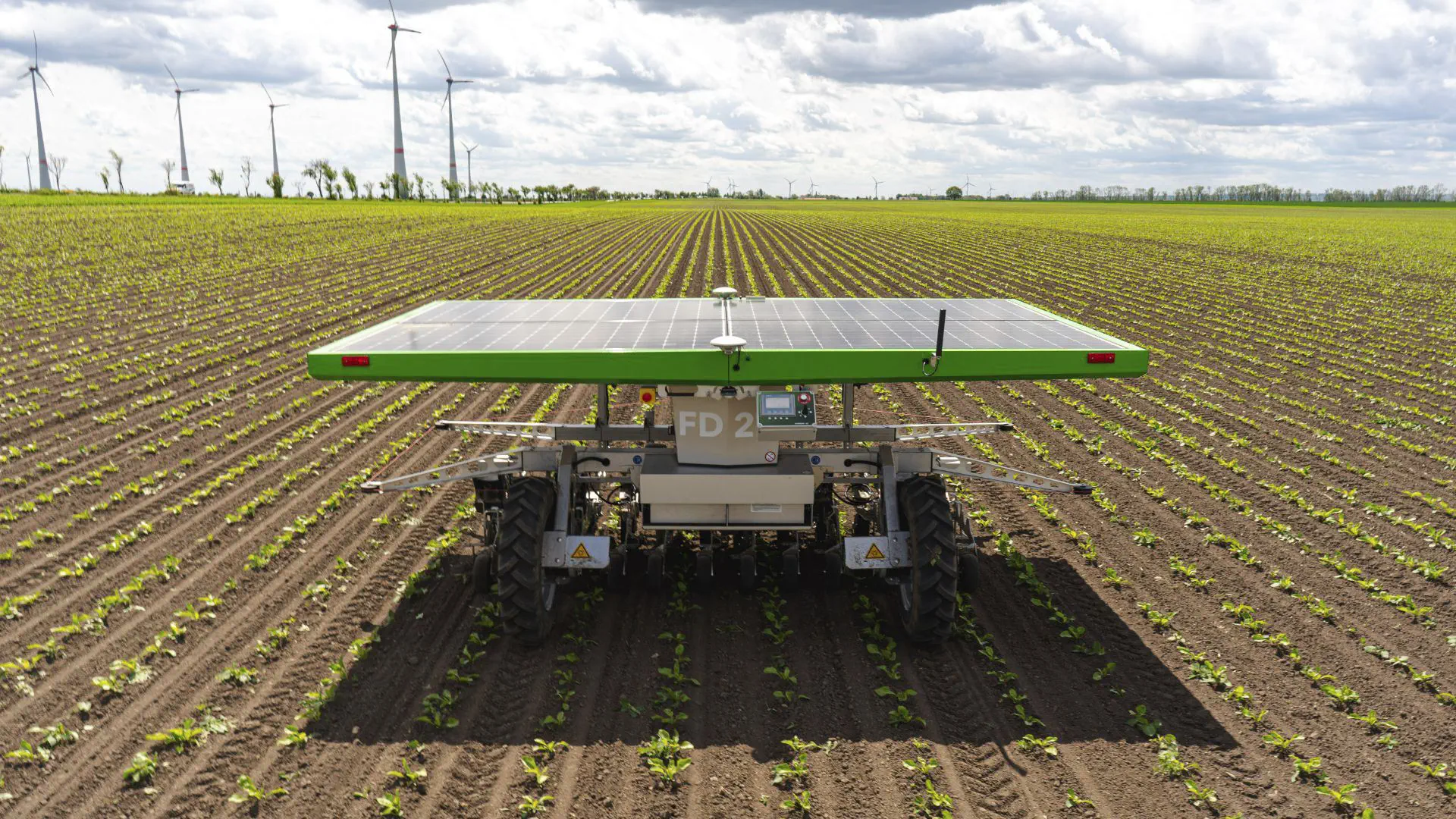多目的営農型太陽光発電式ロボット - FD20 - FarmDroid - 除草 / 自律型