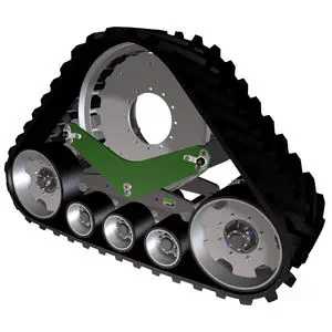 トラクター用取り付け式キャタピラ - C - Zuidberg - ハーベスター用
