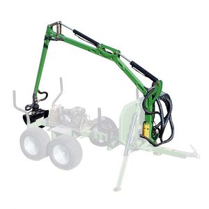 トレーラー上木材積込機 1