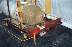 インライン型ベールラッパ