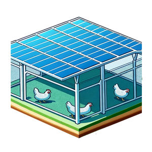 家畜営農型太陽光発電架台